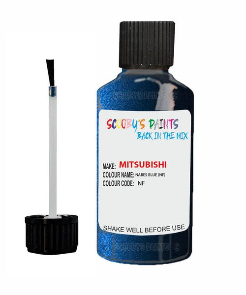 mitsubishi l200 nares blue code nf touch up paint 1998 2013 Scratch Stone Chip Repair 