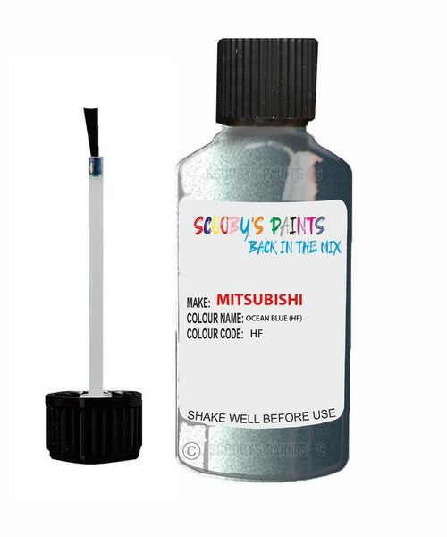 mitsubishi colt ocean blue code hf touch up paint 2006 2009 Scratch Stone Chip Repair 