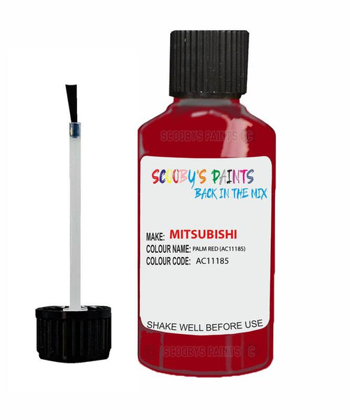 mitsubishi colt palm red code ac11185 touch up paint 1996 2013 Scratch Stone Chip Repair 