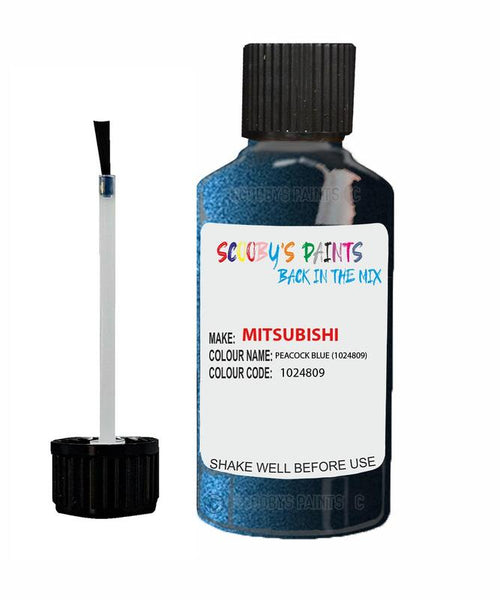 mitsubishi pajero sport peacock blue code 1024809 touch up paint 2013 2013 Scratch Stone Chip Repair 