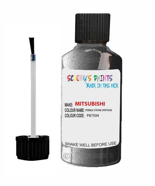 mitsubishi colt pebble stone code pb7504 touch up paint 2001 2008 Scratch Stone Chip Repair 