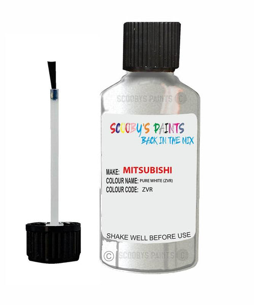 mitsubishi delica pure white code zvr touch up paint 2015 2018 Scratch Stone Chip Repair 