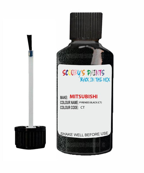 mitsubishi l200 pyrenees black code ct touch up paint 1991 2020 Scratch Stone Chip Repair 