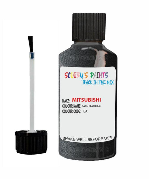 mitsubishi lancer satin black code ea touch up paint 1997 1997 Scratch Stone Chip Repair 