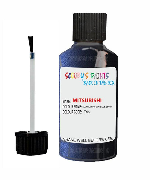 mitsubishi space star scandinavian blue code t46 touch up paint 1995 2000 Scratch Stone Chip Repair 