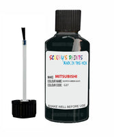 mitsubishi colt scotch green code g37 touch up paint 1990 1991 Scratch Stone Chip Repair 