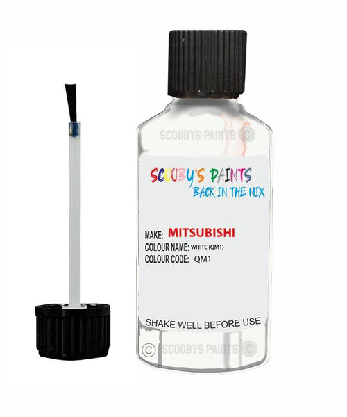 mitsubishi delica white code qm1 touch up paint 2012 2012 Scratch Stone Chip Repair 