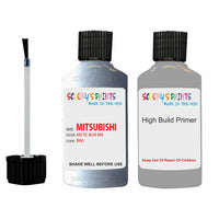 Mitsubishi Colt Arctic Blue Code B80 Touch Up Paint with anit rust primer undercoat