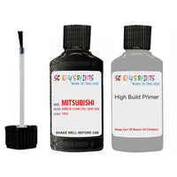 Mitsubishi Pajero Armor Charcoal Gray Code H66 Touch Up Paint with anit rust primer undercoat