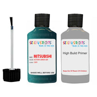 Mitsubishi Pajero Astoria Green Code G89 Touch Up Paint with anit rust primer undercoat