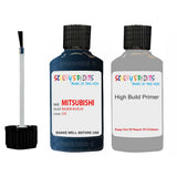 Mitsubishi Colt Balboa Blue Code Gx Touch Up Paint with anit rust primer undercoat