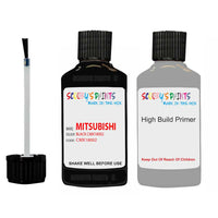 Mitsubishi Grandis Black Code Cmx18002 Touch Up Paint with anit rust primer undercoat