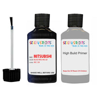 Mitsubishi Pajero Black Mica Code Ml128 Touch Up Paint with anit rust primer undercoat