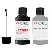 Mitsubishi Colt Black Saphire Code Pb7506 Touch Up Paint with anit rust primer undercoat