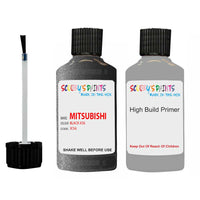 Mitsubishi L200 Black Code X56 Touch Up Paint with anit rust primer undercoat