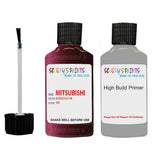 Mitsubishi Space Gear Bordeaux Code Rb Touch Up Paint with anit rust primer undercoat