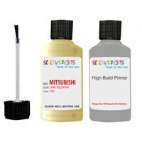 Mitsubishi Colt Cairo Yellow Code Y96 Touch Up Paint with anit rust primer undercoat