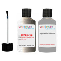 Mitsubishi Lancer Coronado Silver Code Ac11126 Touch Up Paint with anit rust primer undercoat