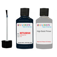 Mitsubishi Carisma Dark Blue Code T44 Touch Up Paint with anit rust primer undercoat