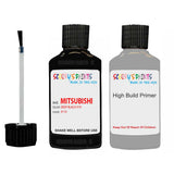 Mitsubishi Colt Deep Black Code X19 Touch Up Paint with anit rust primer undercoat