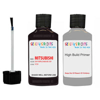 Mitsubishi Carisma Dk Purple Mauve Code V39 Touch Up Paint with anit rust primer undercoat