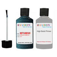 Mitsubishi Lancer Everglade Green Code G47 Touch Up Paint with anit rust primer undercoat