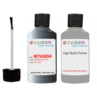 Mitsubishi Lancer Gray Blue Code Ac11263 Touch Up Paint with anit rust primer undercoat