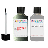 Mitsubishi Challenger Green Code G99 Touch Up Paint with anit rust primer undercoat