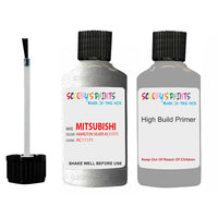 Mitsubishi L200 Hamilton Silver Code Ac11171 Touch Up Paint with anit rust primer undercoat
