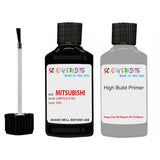 Mitsubishi Carisma Lamp Black Code X66 Touch Up Paint with anit rust primer undercoat