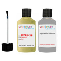 Mitsubishi Carisma Limone Code G65 Touch Up Paint with anit rust primer undercoat