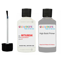 Mitsubishi Pajero Fairy Alpine Polar White Code Bf Touch Up Paint with anit rust primer undercoat