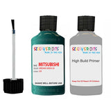 Mitsubishi Lancer Viridiam Green Code Gr Touch Up Paint with anit rust primer undercoat