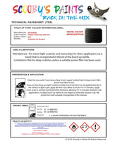 Mitsubishi Outlander Armor Charcoal Gray Code H66 Touch Up paint instructions for use how to paint car