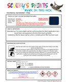 Mitsubishi L200 Blue Code Ac11133 Touch Up paint instructions for use how to paint car