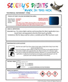 Mitsubishi Space Runner Blue Code B34 Touch Up paint instructions for use how to paint car