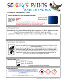 Mitsubishi Evolution Blue Code Fc Touch Up paint instructions for use how to paint car