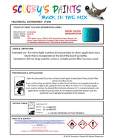 Mitsubishi Colt Blue Code Gd Touch Up paint instructions for use how to paint car