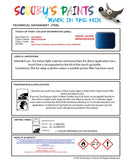 Mitsubishi L300 Bothnia Blue Code Bw Touch Up paint instructions for use how to paint car