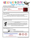 Mitsubishi Space Runner Cambridge Red Code Cx Touch Up paint instructions for use how to paint car