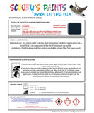 Mitsubishi L200 Dark Blue Code Ac11070 Touch Up paint instructions for use how to paint car