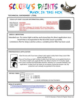 Mitsubishi L200 Dark Grey Code Ac10724 Touch Up paint instructions for use how to paint car