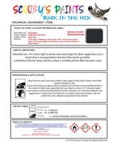 Mitsubishi Lancer Dark Grey Code Cmh17003 Touch Up paint instructions for use how to paint car