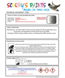 Mitsubishi L200 Hamilton Silver Code Ac11171 Touch Up paint instructions for use how to paint car