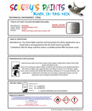 Mitsubishi L200 Hamilton Silver Code Ac11265 Touch Up paint instructions for use how to paint car