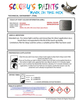 Mitsubishi L300 Kaiser Silver Code H39 Touch Up paint instructions for use how to paint car
