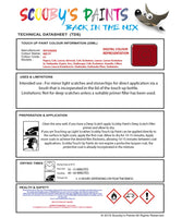 Mitsubishi Colt Red Code Fy Touch Up paint instructions for use how to paint car