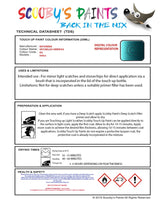 Mitsubishi Delica Seychelles Green Code Dg Touch Up paint instructions for use how to paint car