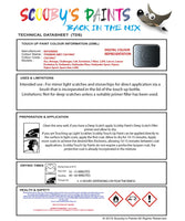 Mitsubishi L200 Titanium Grey Code Csa10067 Touch Up paint instructions for use how to paint car