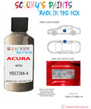 Paint For Acura Mdx Mocha Code Yr573M-4 Touch Up Scratch Stone Chip Repair